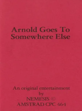 Arnold Goes To Somewhere Else (UK) (1984) box cover front